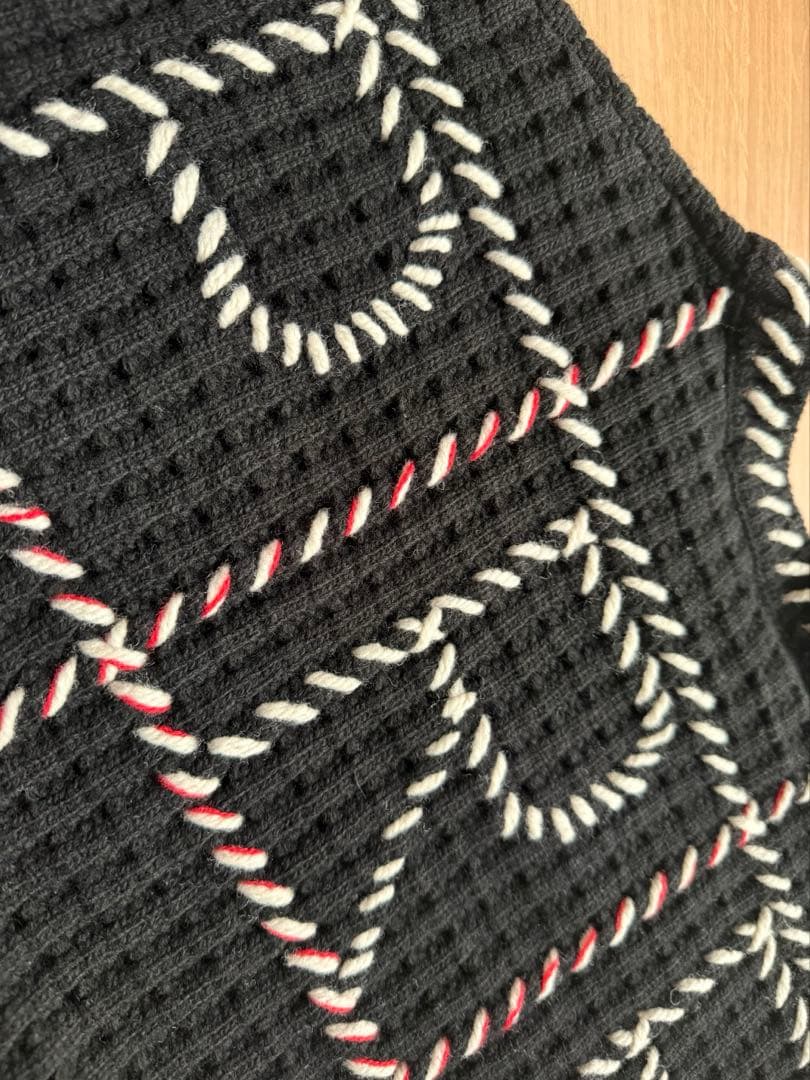 トップス Supreme Quilt Stitch Sweater L Black23ss