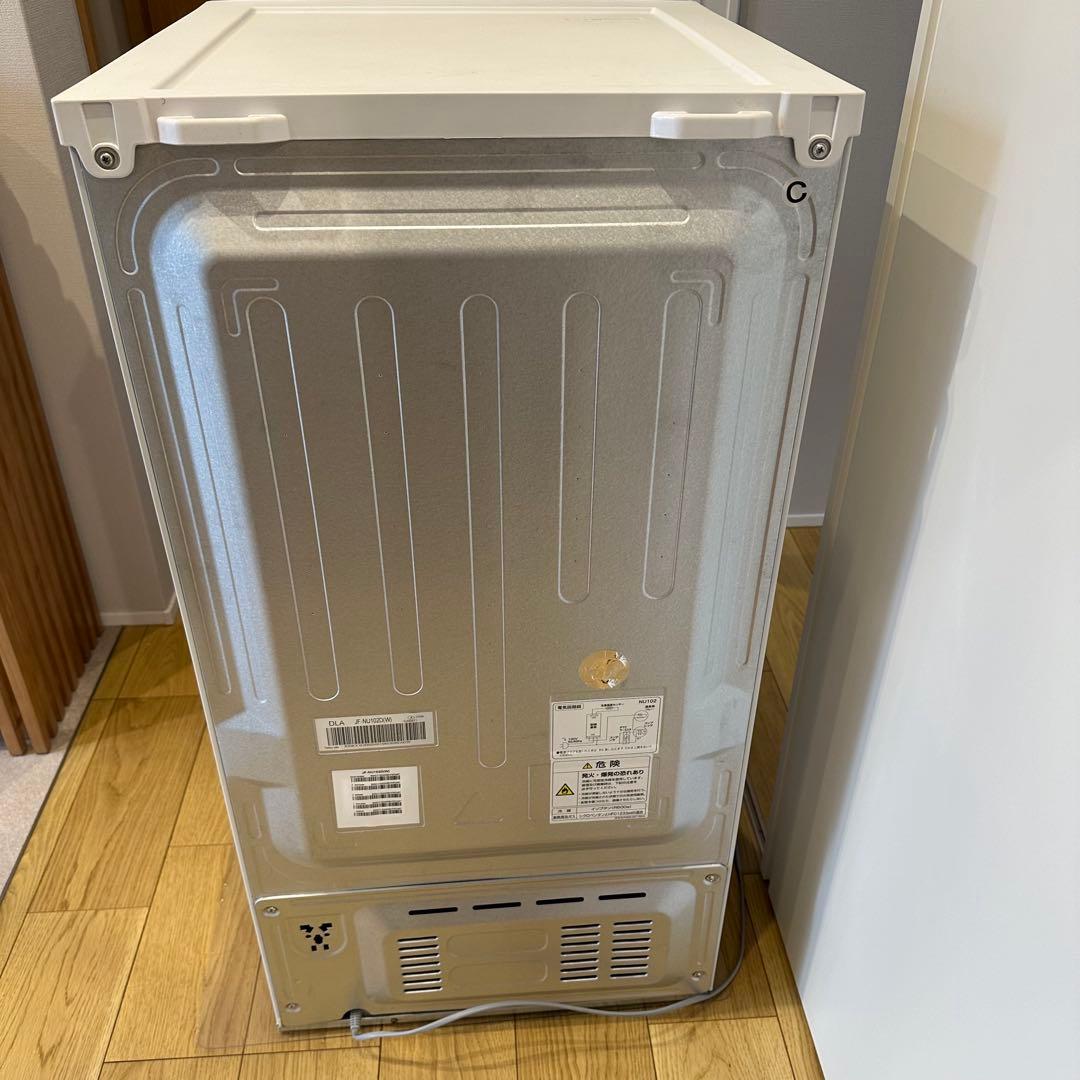 2023年製ハイアール冷凍庫 1ドア 前開き式 右開き 102L 直冷式ホワイト