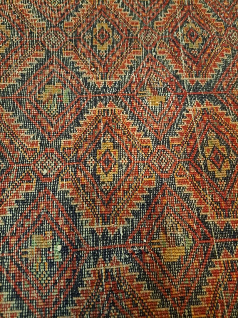 手織りトライバルラグ　ヴィンテージラグ　イラン　ウール　ペルシャ絨毯　バルーチ