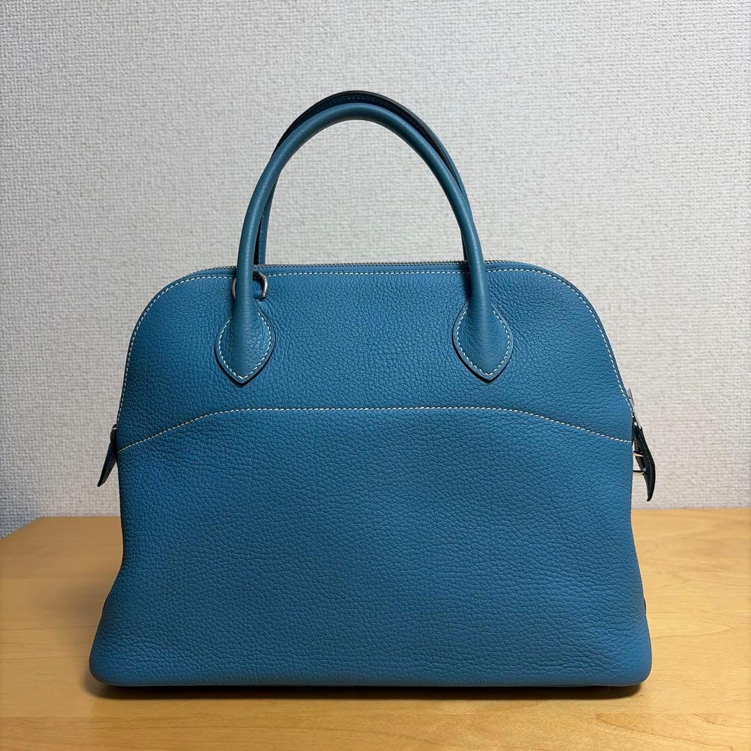 極美品‼️ HERMES エルメス　ボリード　31 ブルージーン　付属品全てあり