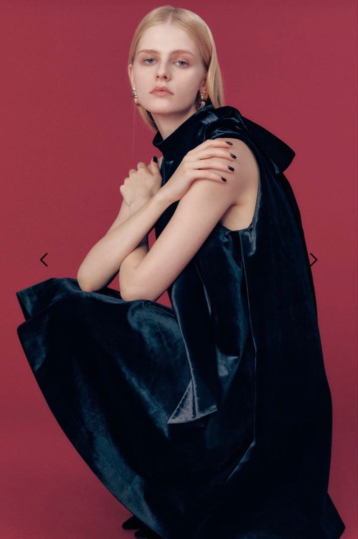 【THE TOÉ】 Heidelberg Dress（black）【完売品】