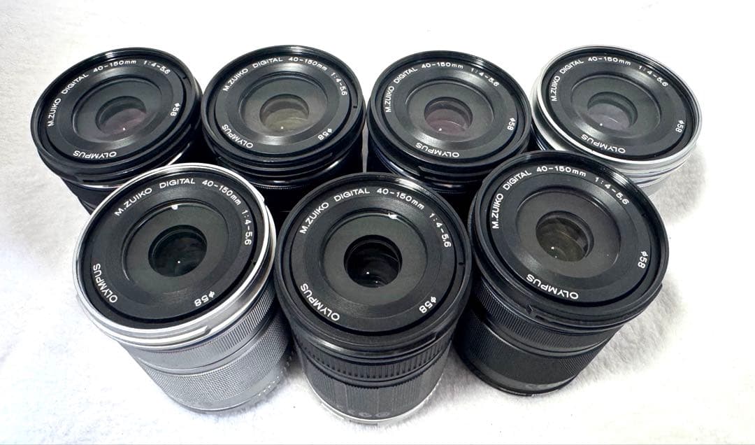 Olympus M.ZUIKO 40-150mm 7本レンズセット #2554