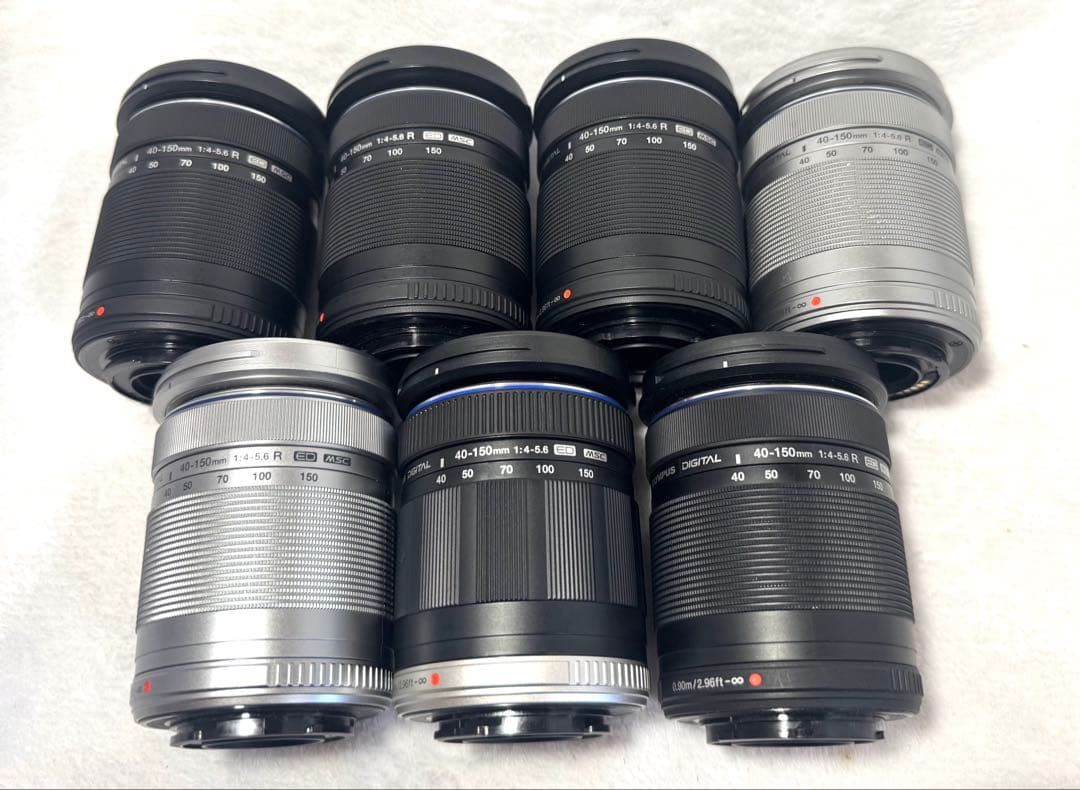Olympus M.ZUIKO 40-150mm 7本レンズセット #2554