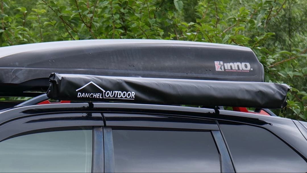 カーサイドタープ 取り付け簡単