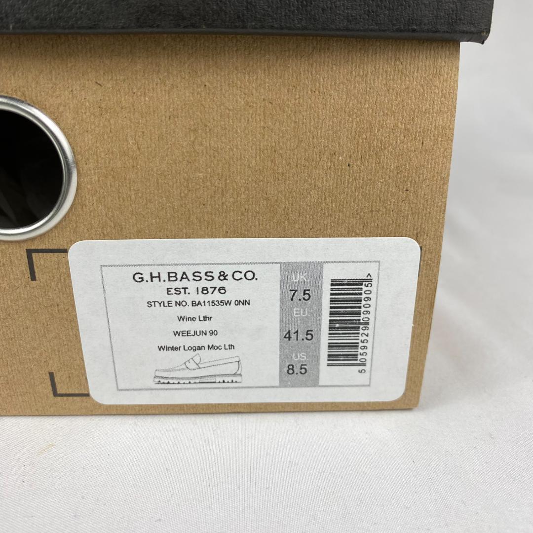 ★新品 G.H.BASS Weejuns LOGAN レザーソール 26cm