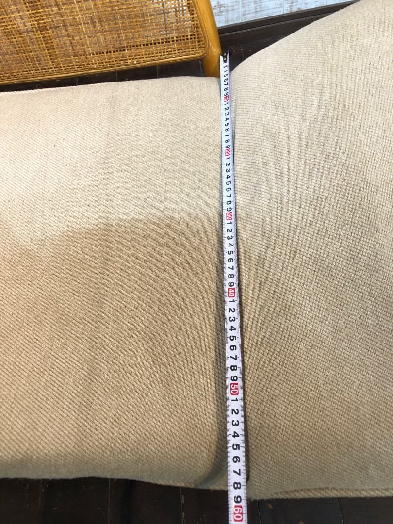 【手渡し価格】かわいい〜✨️　ラタンのソファ　 二人がけ♪　藤家具 古民具