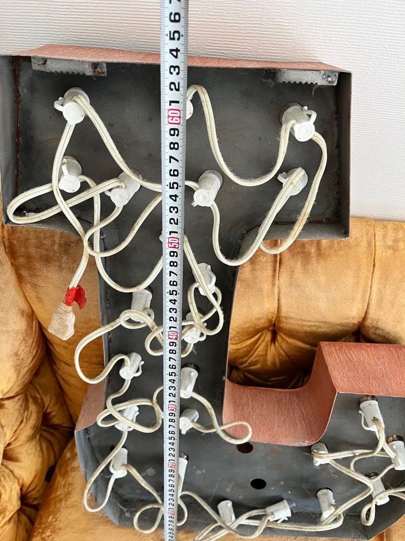 レア　GALLUP ギャラップ　ブリキ　ヴィンテージアルファベットライト