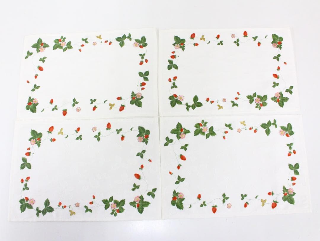 ▲大量まとめ ウェッジウッド ワイルドストロベリー テーブルマット