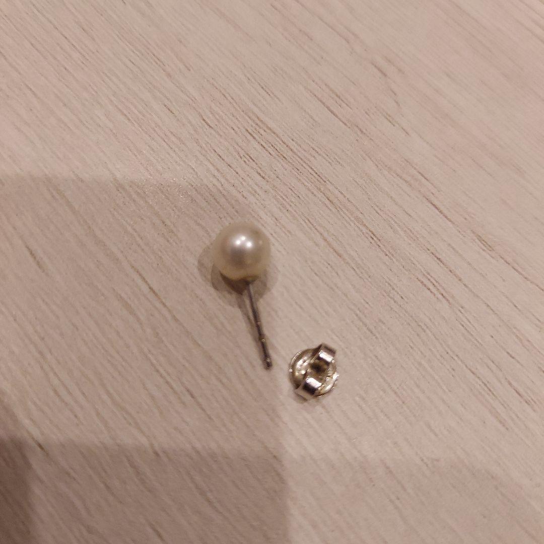 片方のみ★MIKIMOTO 真珠 ピアス7ミリ
