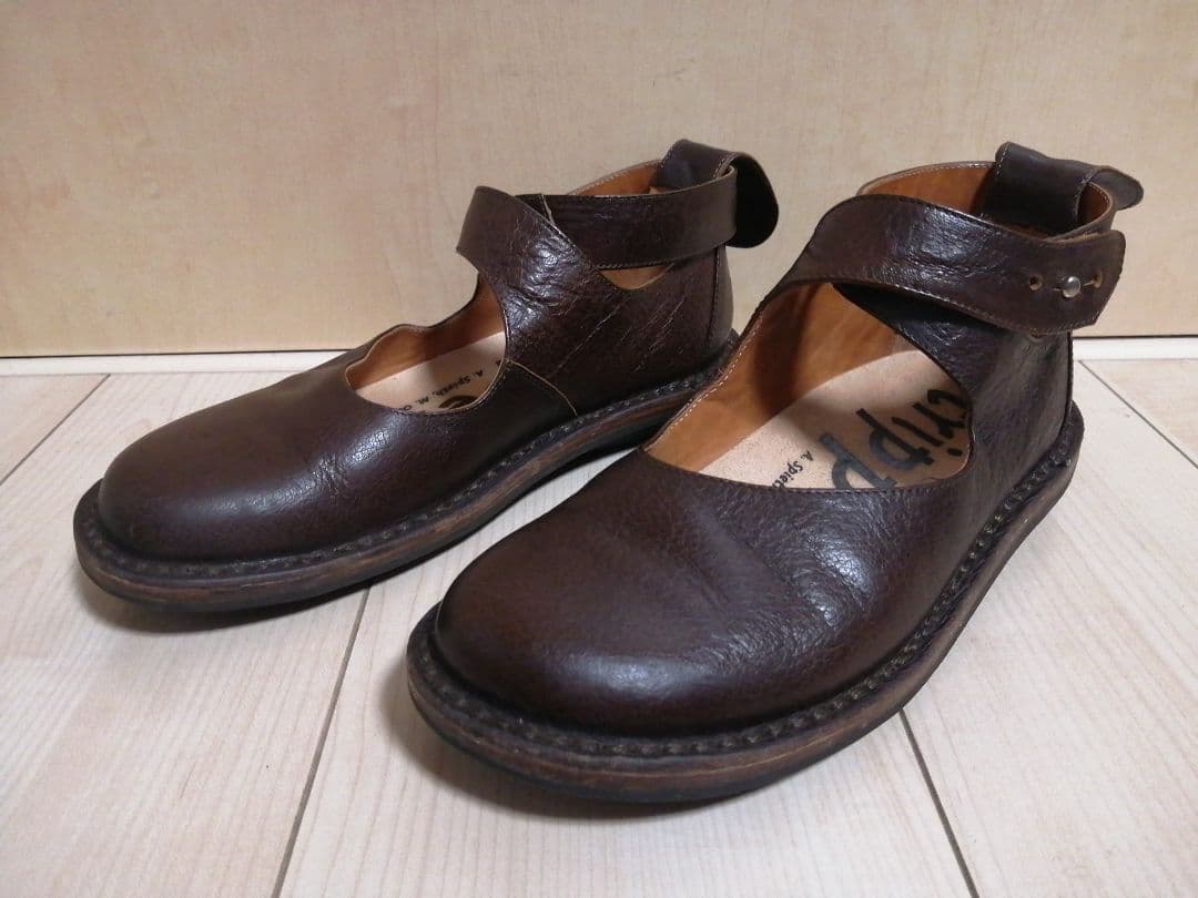 トリッペン　trippen vivienne レザー 37 ダークブラウン