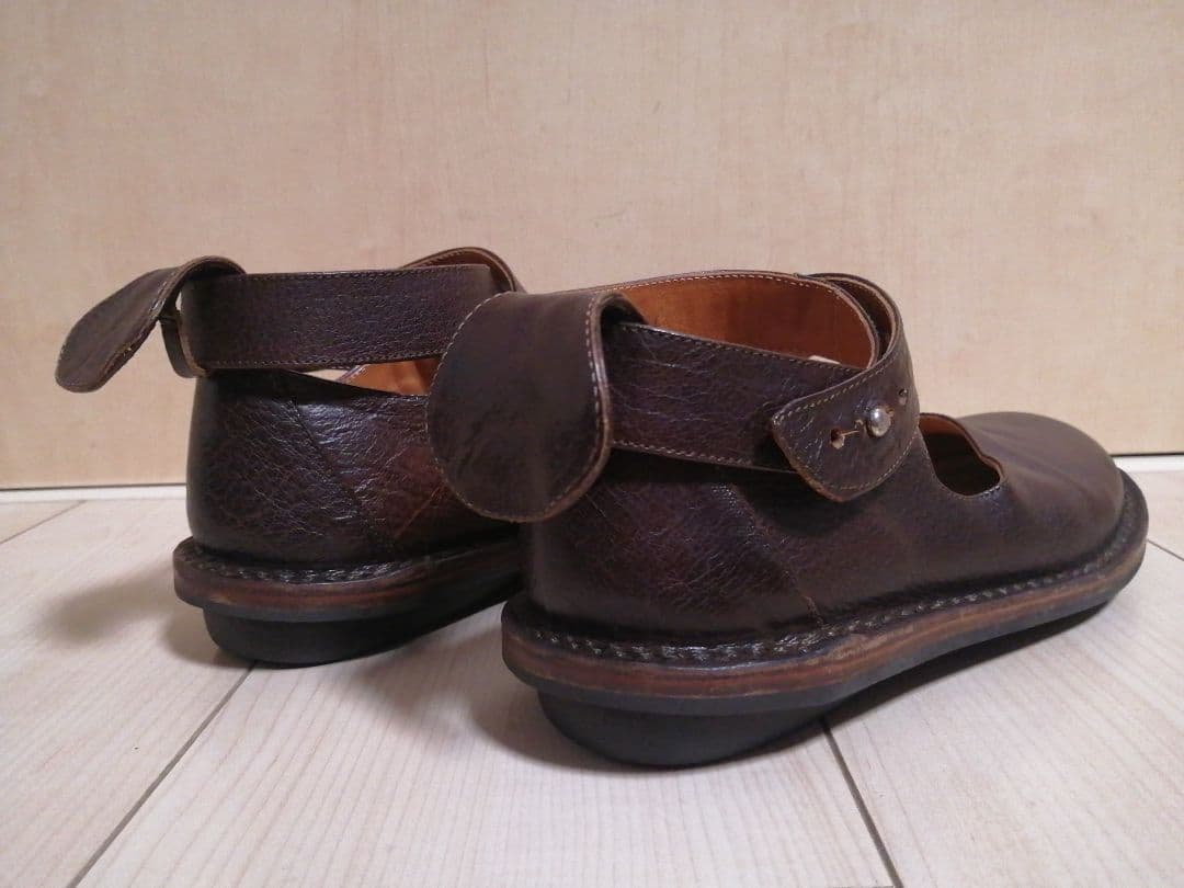 トリッペン　trippen vivienne レザー 37 ダークブラウン