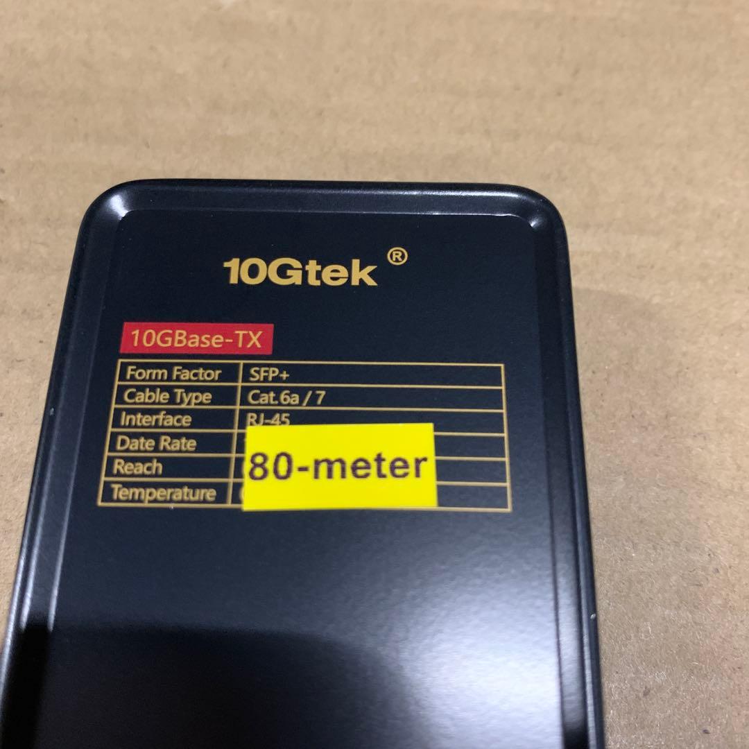新品　10Gtek 10GBase-T SFP+モジュール　RJ-45 2個入り