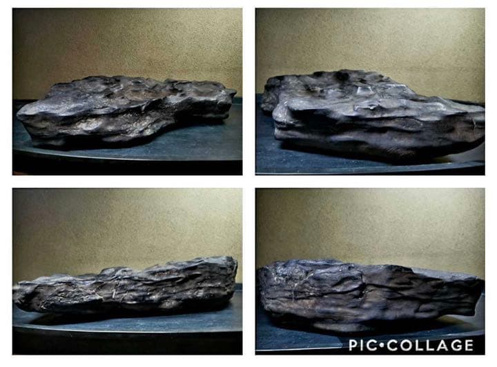 筑前山口川石の溜まり石 重量:9.48kg