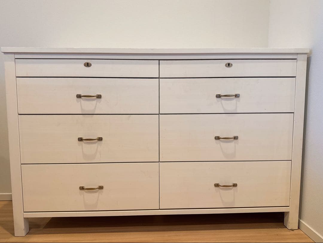 MOMO NATURAL モモナチュラル チェストタンス 引き出し収納 ホワイト