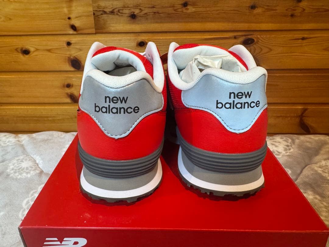 New Balance 安全靴 レッド