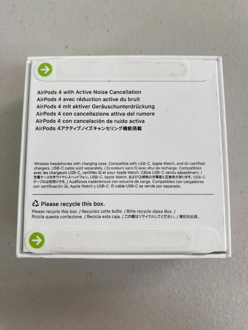 未開封品 AirPods（第4世代）アクティブノイズキャンセリング搭載 イヤホン