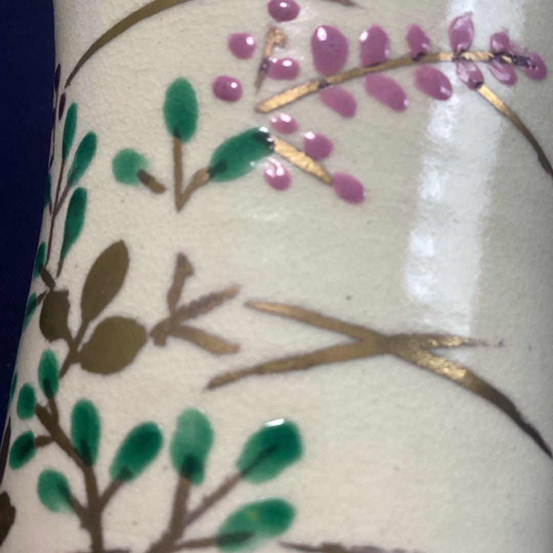 光　　京焼秋草筒向付10客　　新品未使用