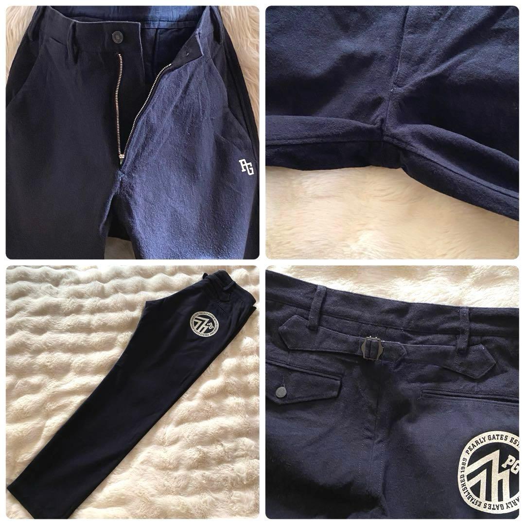 パーリーゲイツ PEARLY GATES ウール パンツ シンチバック XL 6