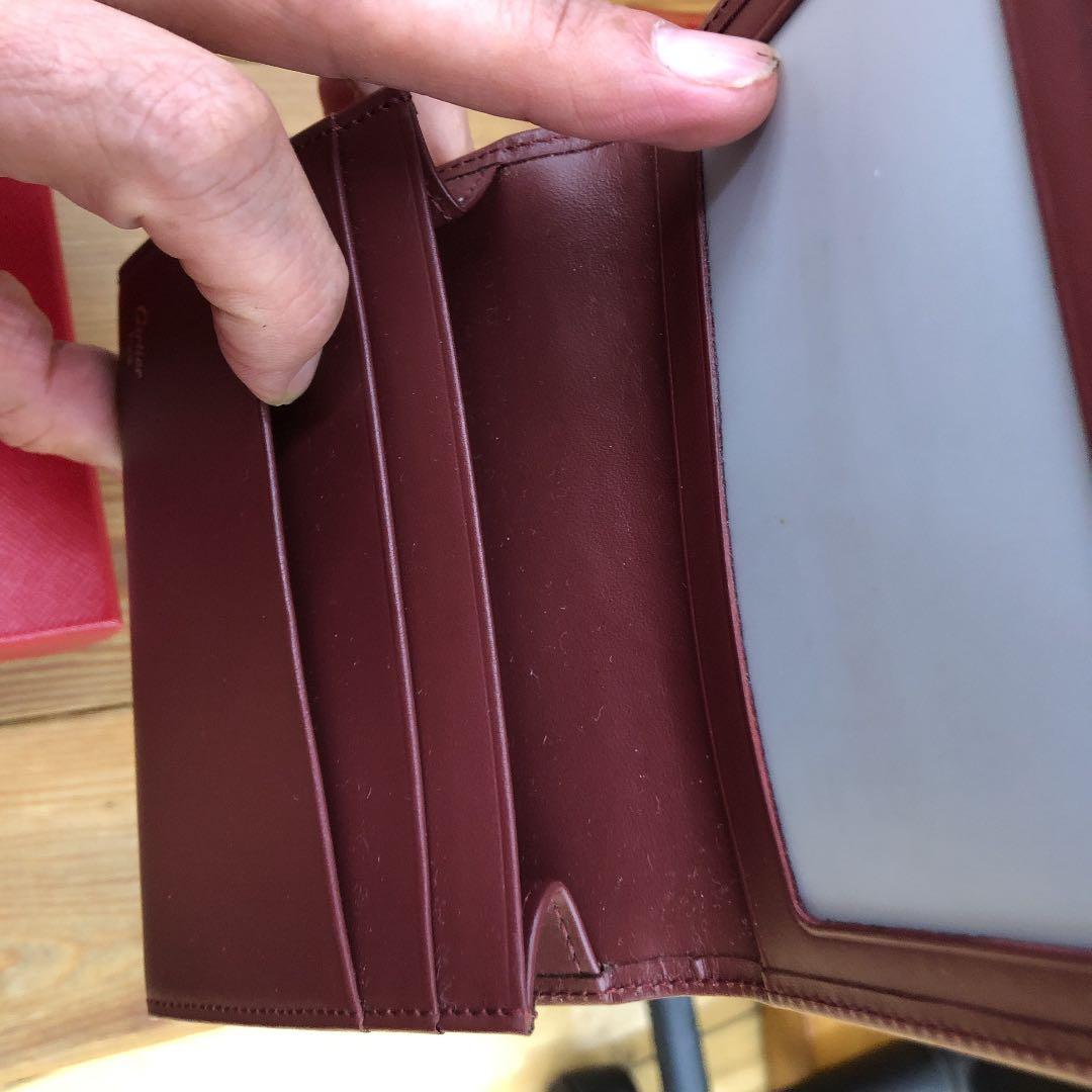 カルティエ　赤　カードケース