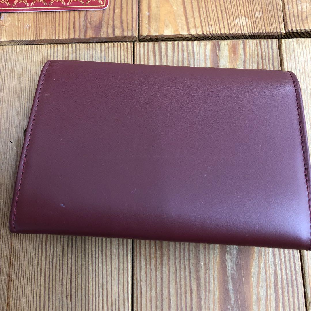 カルティエ　赤　カードケース