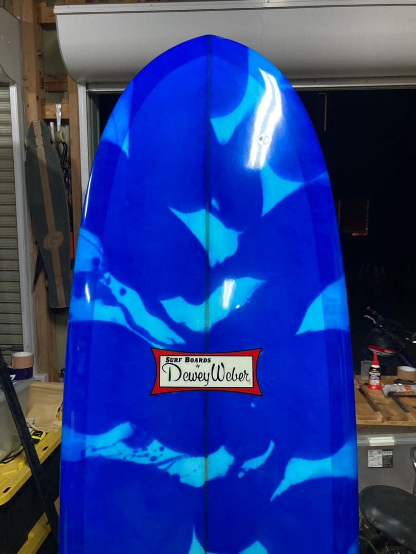 デューイウェーバー フェザーファストバック6'8\" ミッドレングス　ファンボード