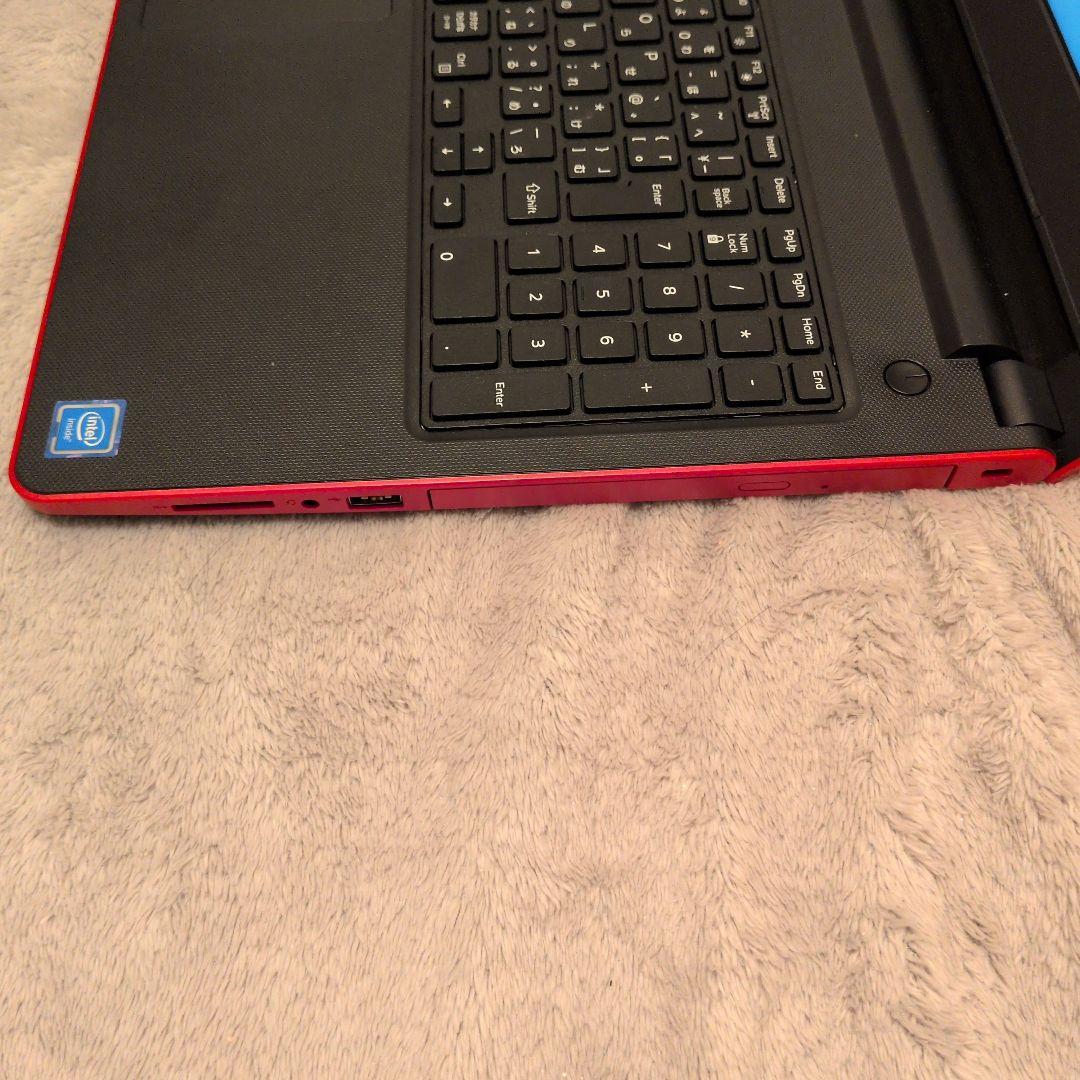 DELL Vostro 15 ノートPC レッド 4GB 純正AC付