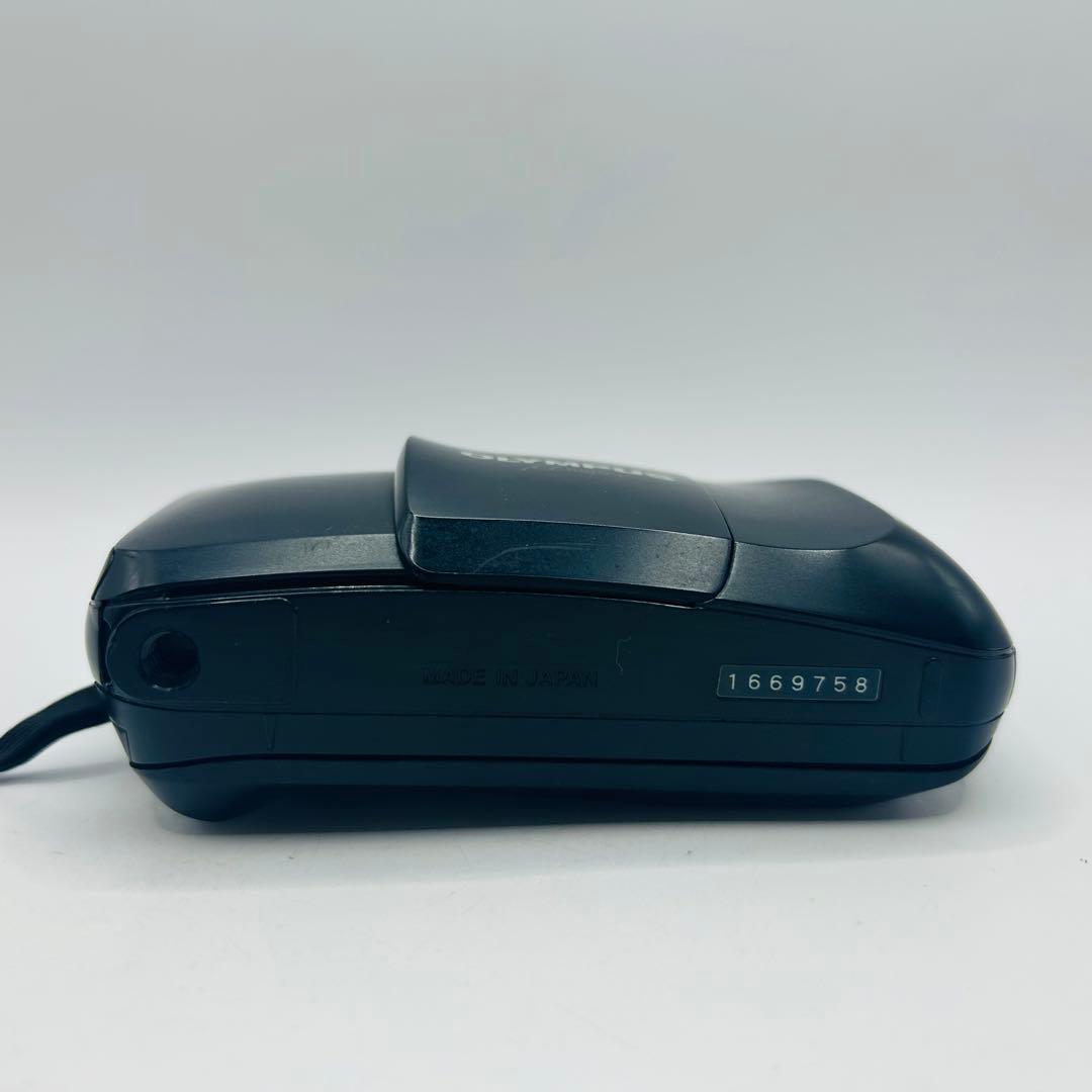 美品　OLYMPUS μ mju 初代 ブラック コンパクトフィルムカメラ