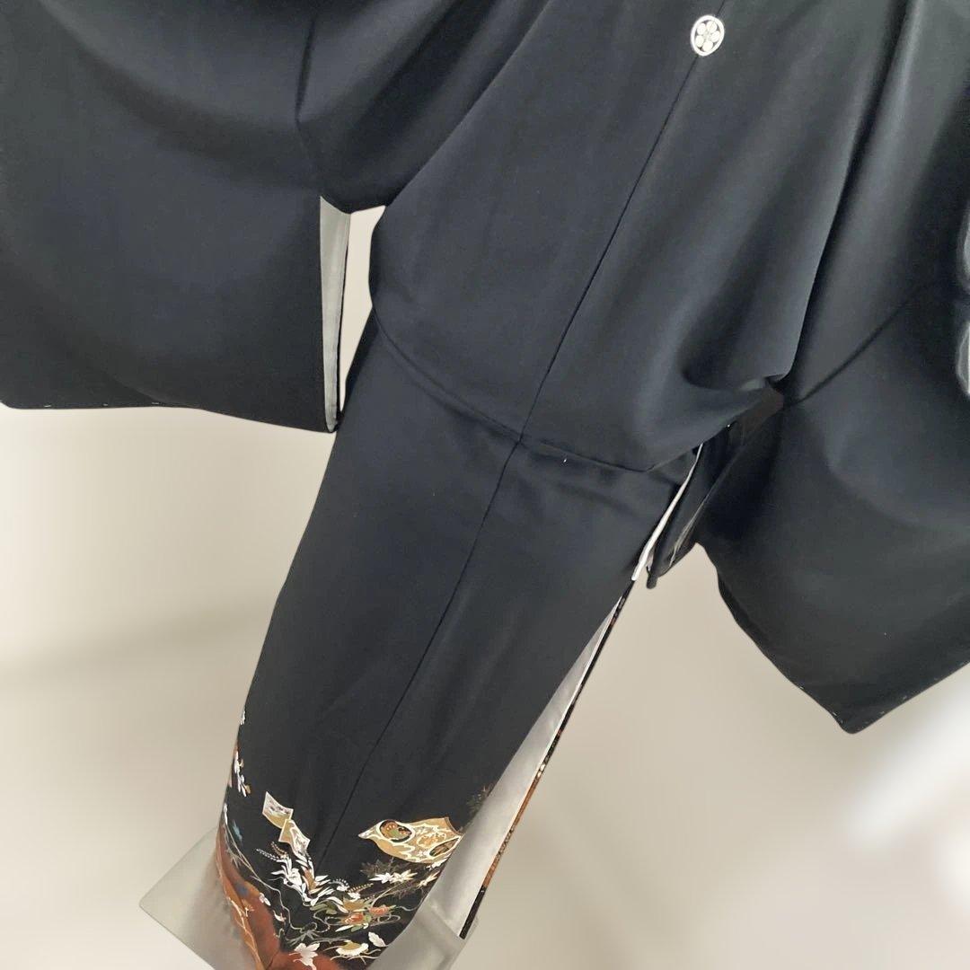 新品　豪華黒留袖フルセットお探しの方に　刺繍　駒刺繍　金銀彩　比翼仕立て