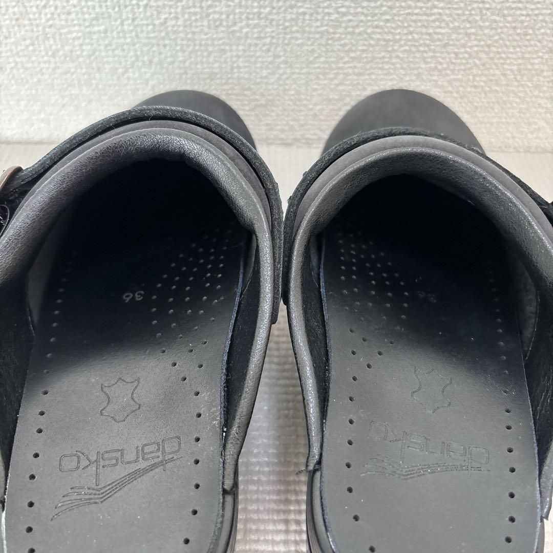未使用✨DANSKO ダンスコ Ingridイングリッド　サボサンダル 黒 36