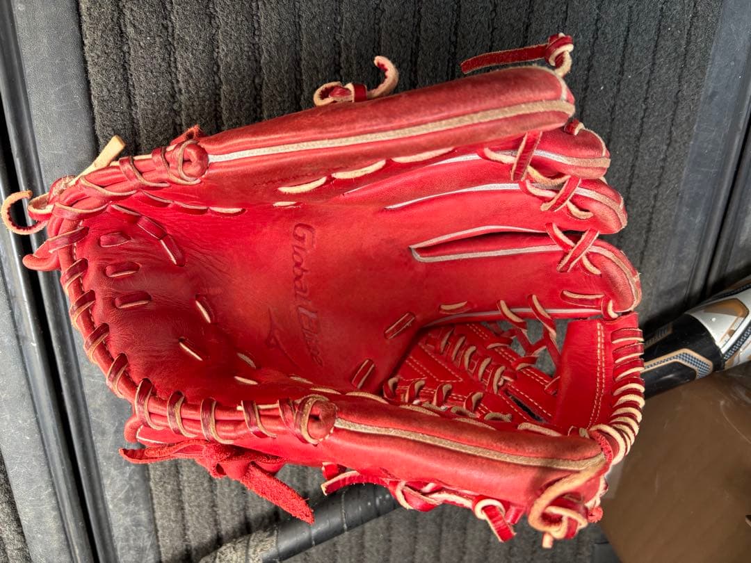 ミズノ 軟式グローブ レッド