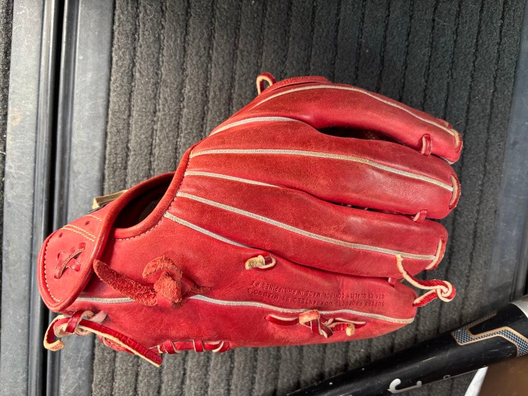 ミズノ 軟式グローブ レッド