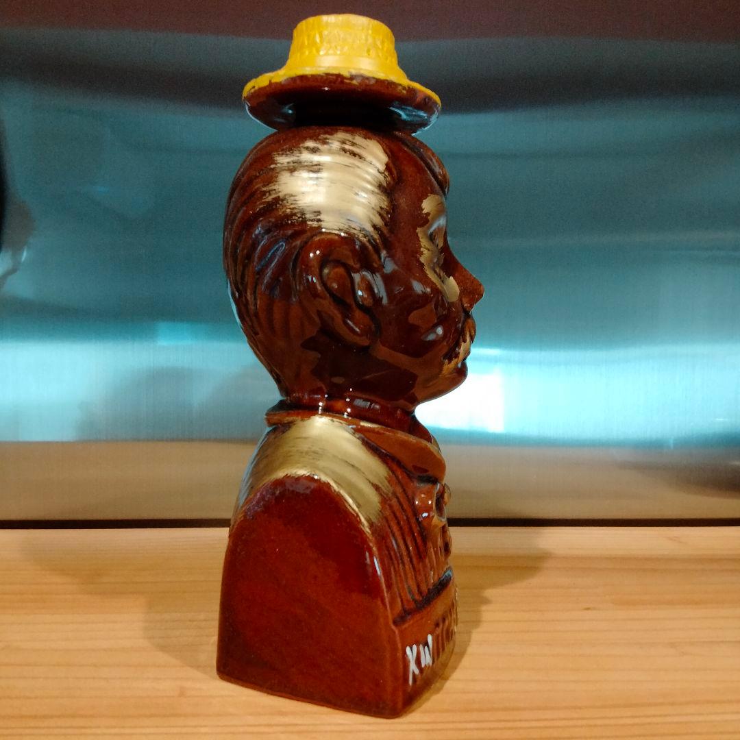 ビンテージ　四つ目　4つ目　置物　ミッドセンチュリー　酔っ払い デカンタ