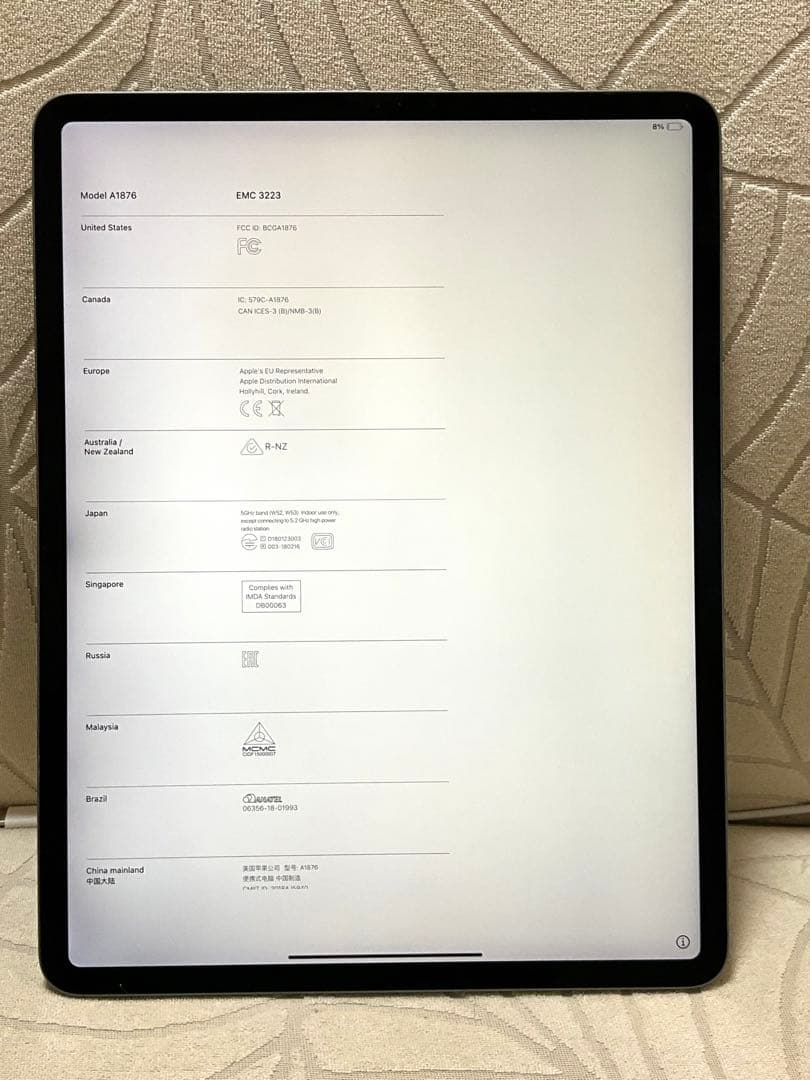 Apple iPad Pro12.9インチ256GB WiFiモデル