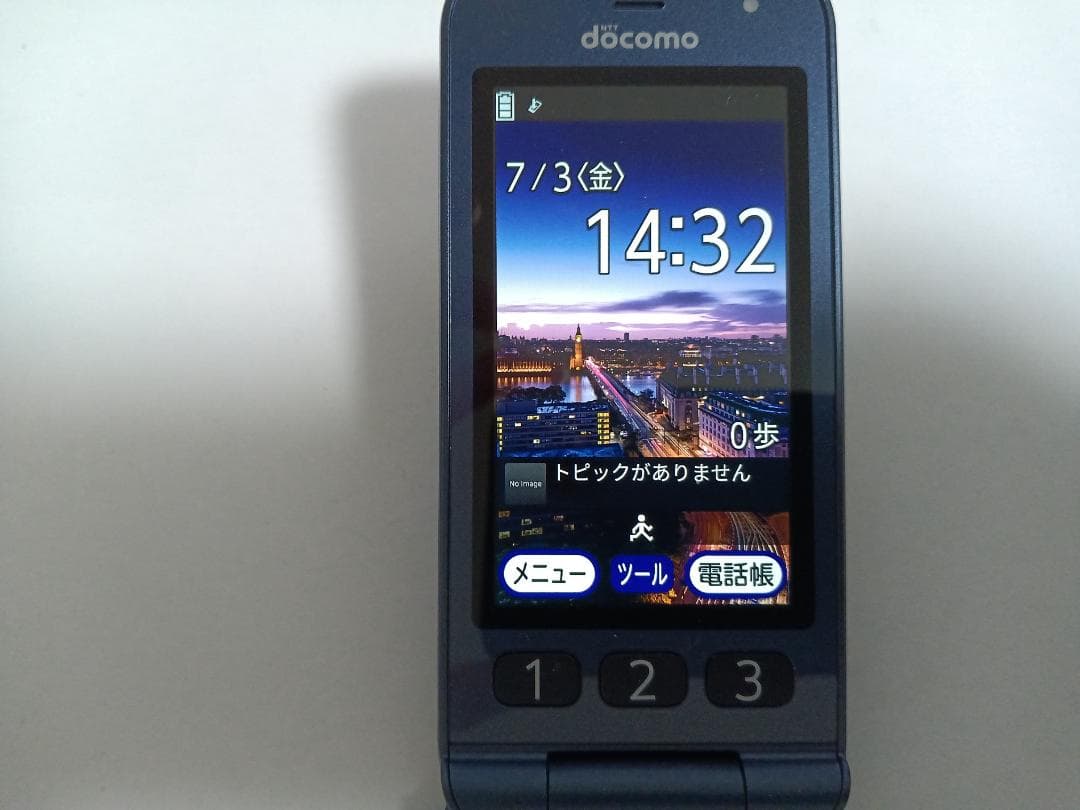 ☆docomo らくらくホン F-01M ネイビー