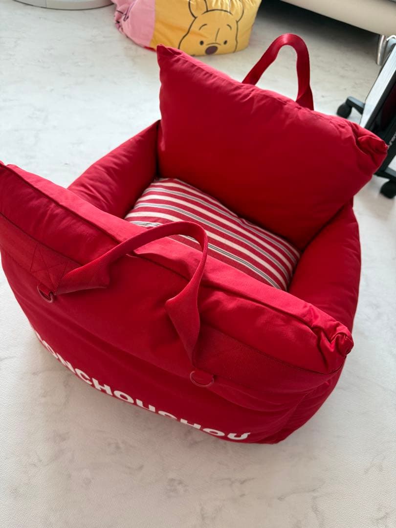 MONCHOUCHOU ペット用カーシート、ベッド　RED