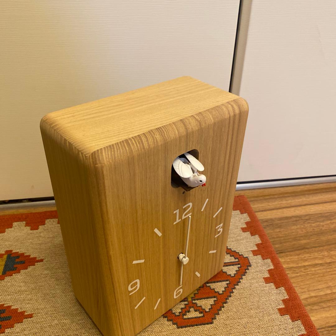 CUCU 木製掛時計 CICU-01 鳩時計