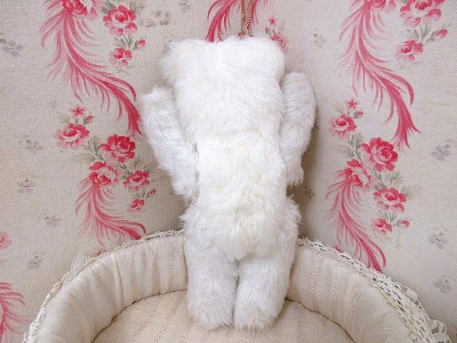 アンティークベア　小さめ　ホワイトベア　☆　テディベア