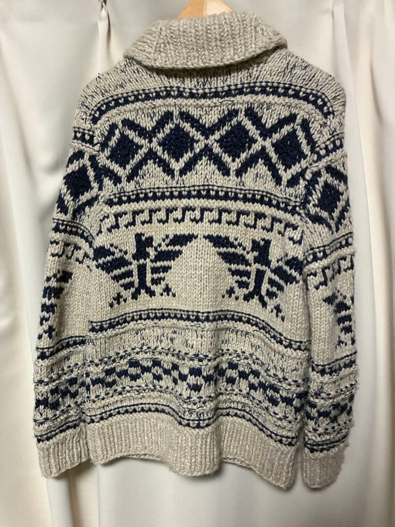 アーガイル柄 ジップアップセーター 38サイズ