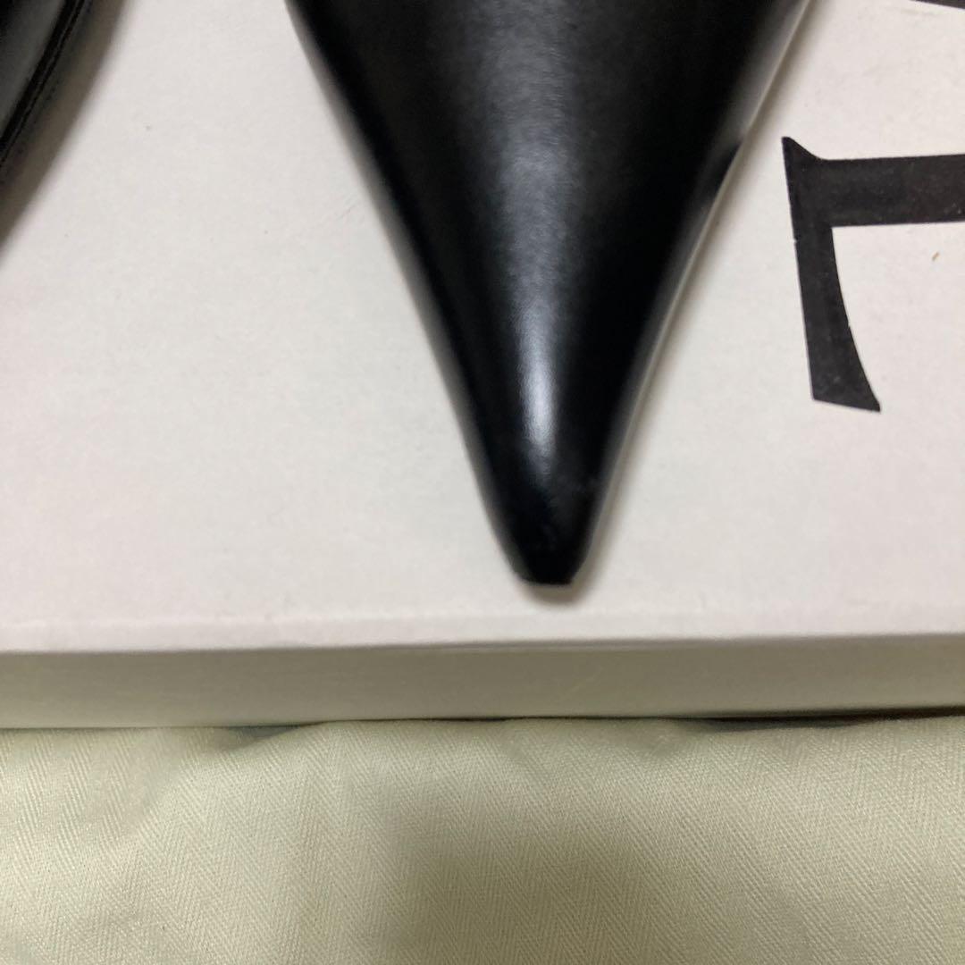 【極美品】LOEWE アナグラムヒール　シルバー　ショートブーツ　35