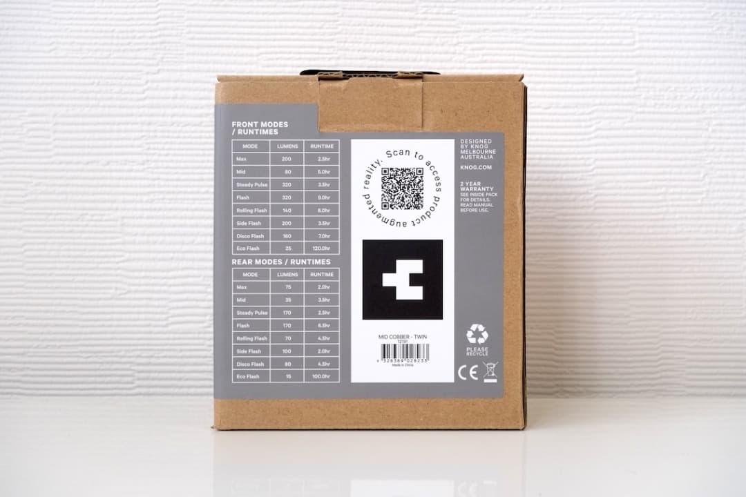 送料無料 knog ノグ cobber コバー mid twin set