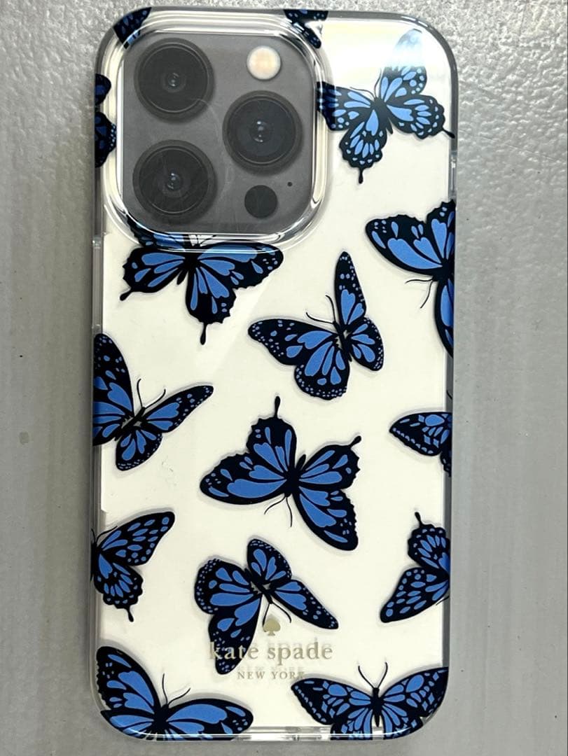 ケイトスペード iPhone 14 pro ケース バタフライ 蝶々