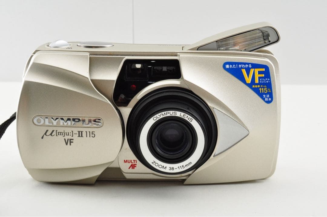 美品　OLYMPUS μ-ii mju 115 VF ミュー フィルムカメラ