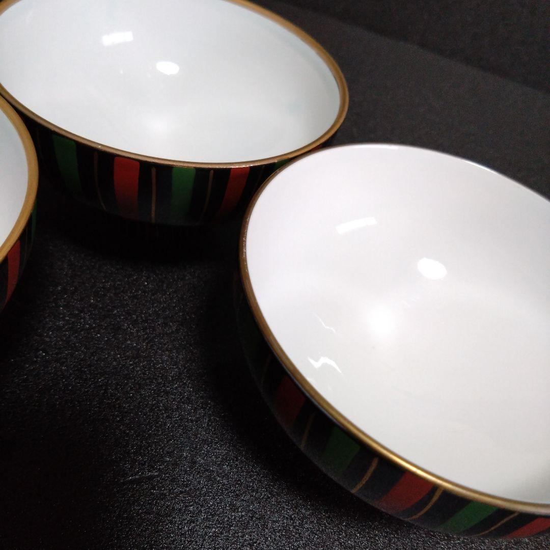 未使用 有田焼 小森谷嘉右衛門窯 小鉢3個　お祝い