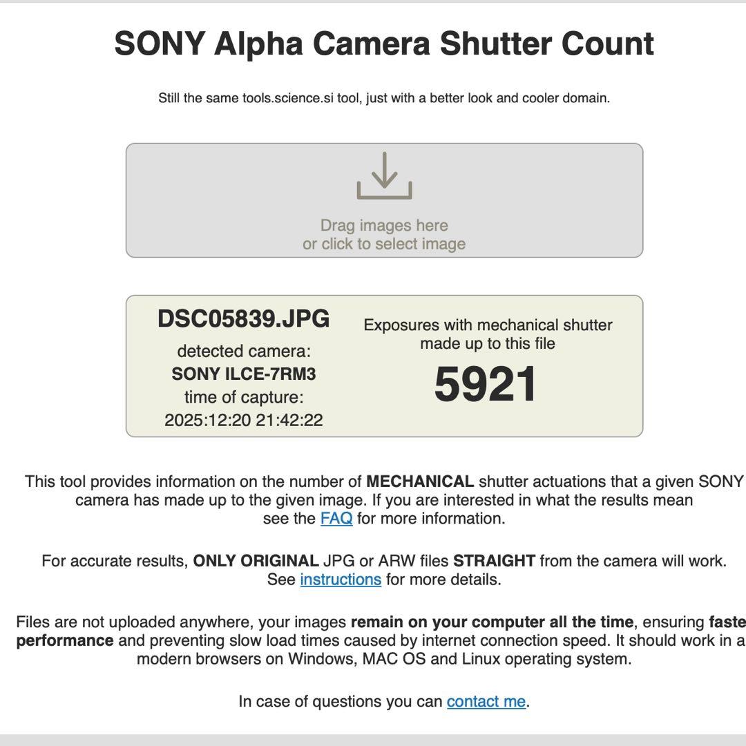 【美品／シャッター数 5,921枚】SONY α7RⅢ ボディILCE-7RM3