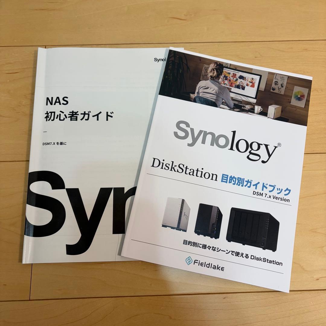 【美品】Synology NAS 2ベイ DS223j + HDD 4TB×2