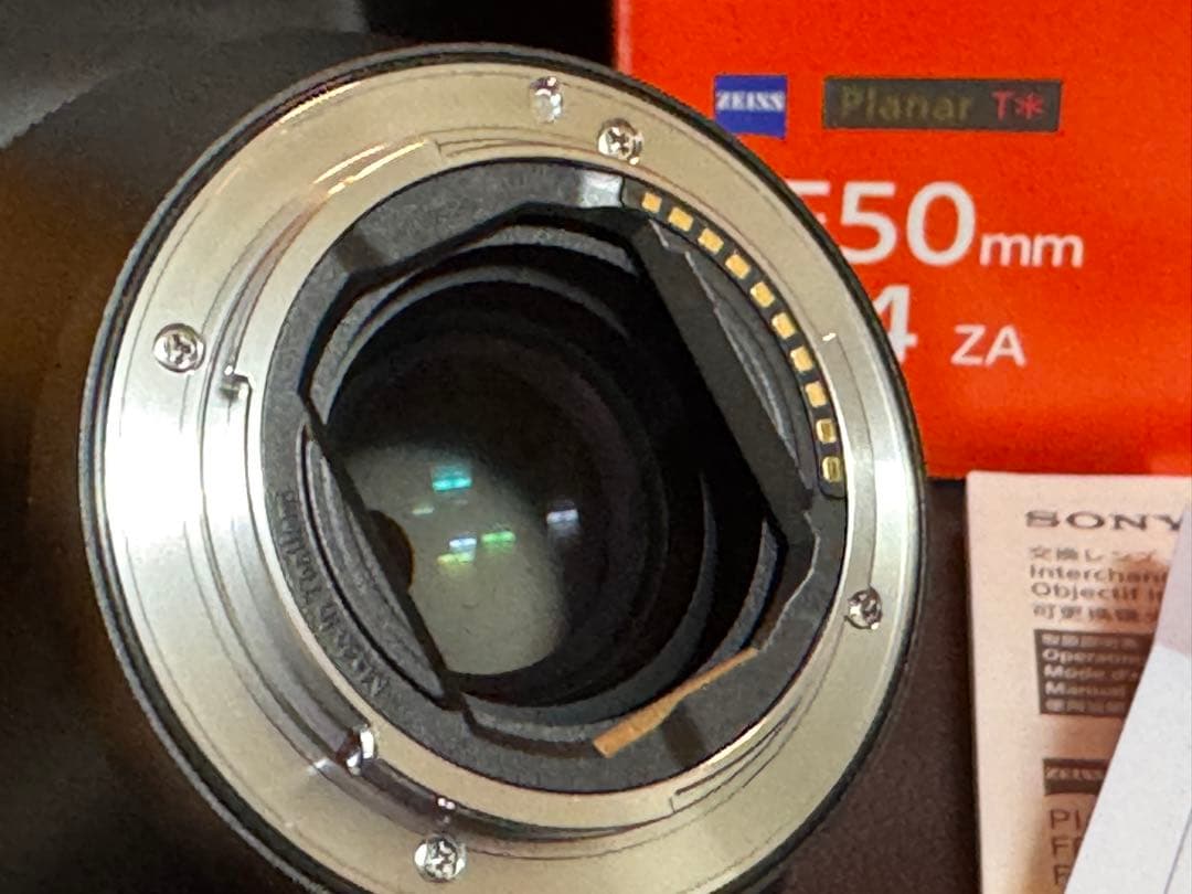 美品！SONY FE 50mm F1.4 ZA レンズ
