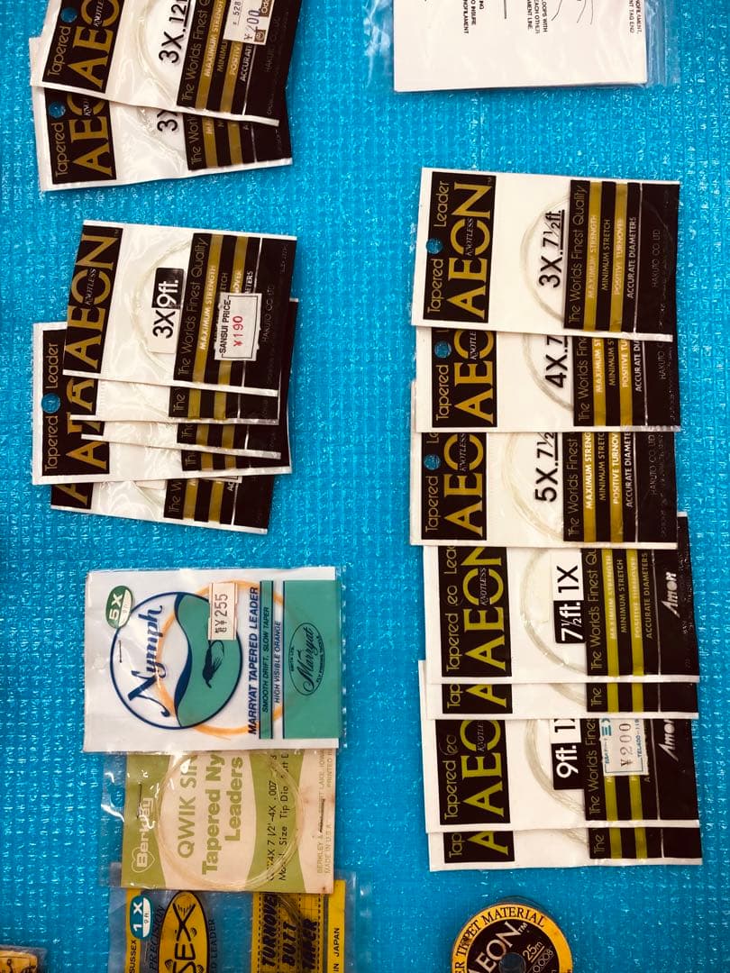 Fly fishing マテリアル 素材 タイイング　針　羽