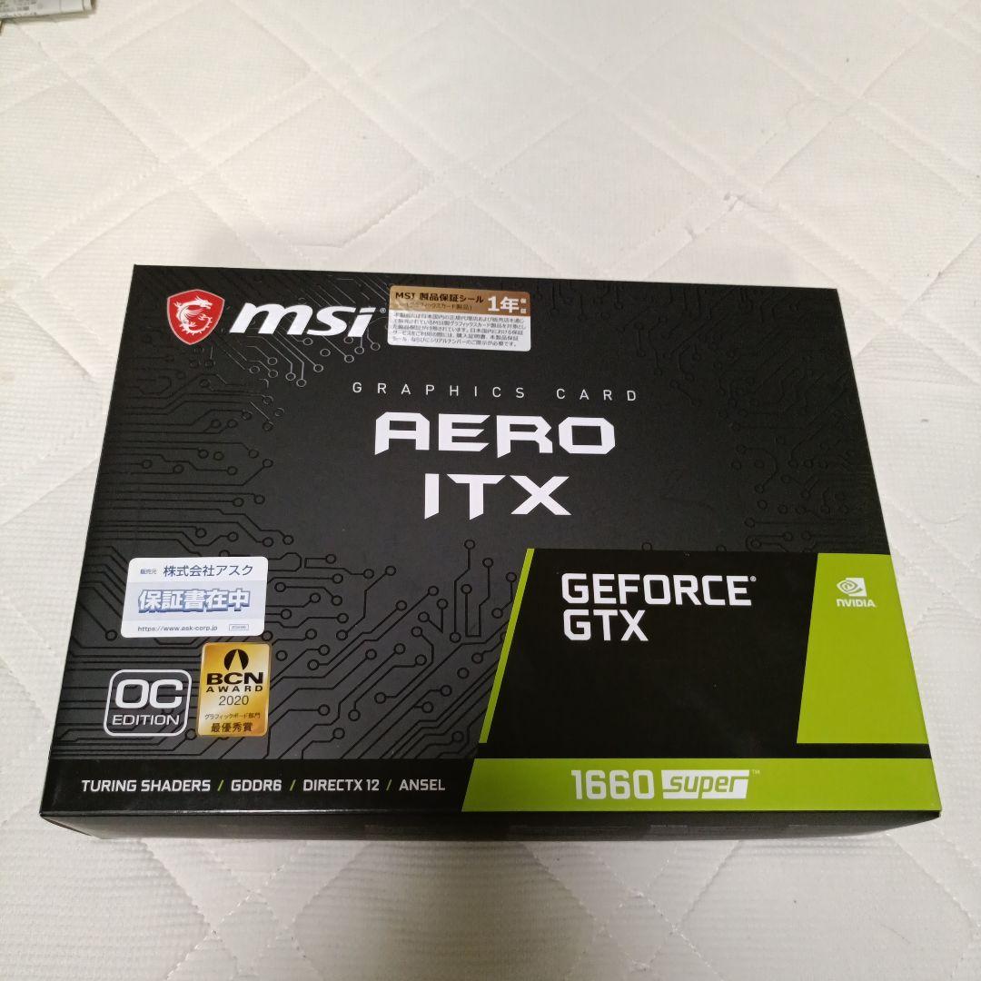 グラフィックボード・グラボ・ビデオカード MSI AERO GTX 1660 Super