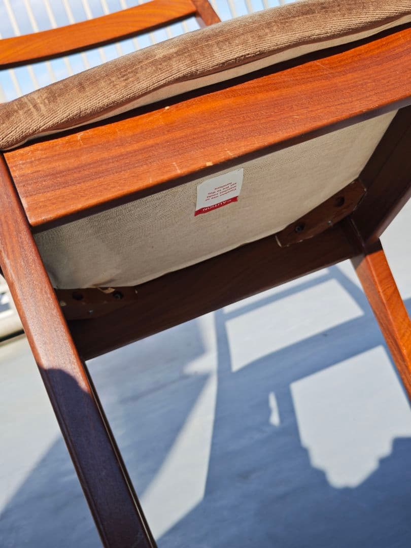 ヴィンテージ　木製ダイニングチェア　チーク