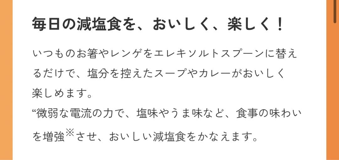 【新品未開封】エレキソルト スプーン ホワイト